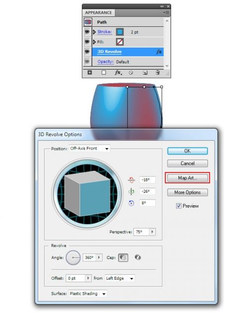 آموزش مدلسازی سه بعدی در ایلوستریتور